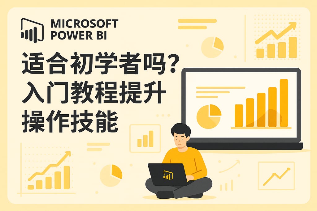 Microsoft Power BI适合初学者吗？入门教程提升操作技能